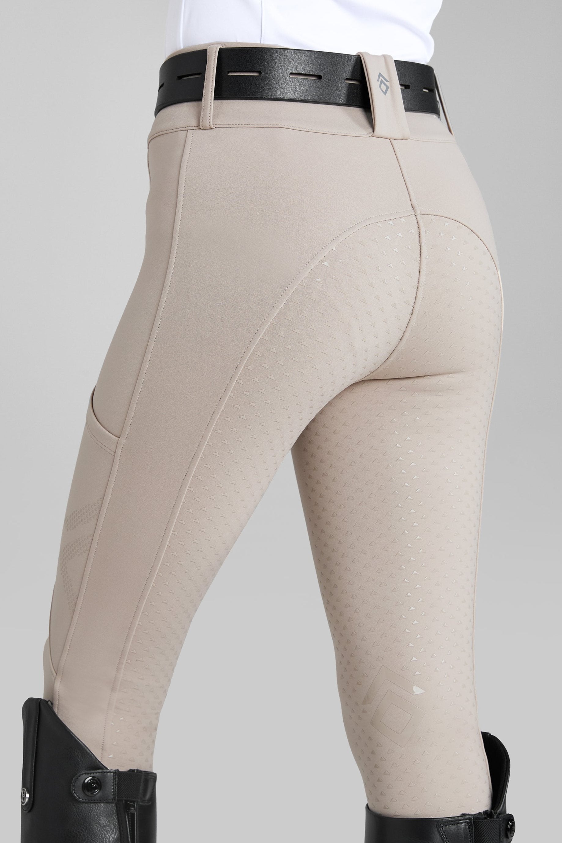 Top-Rated YR Beige Core Mid-Rise Breeches Full Seat